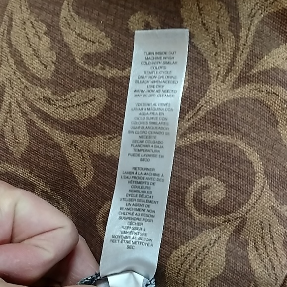 The slim crop black and white check pants Sz 4 - Picture 7 of 7